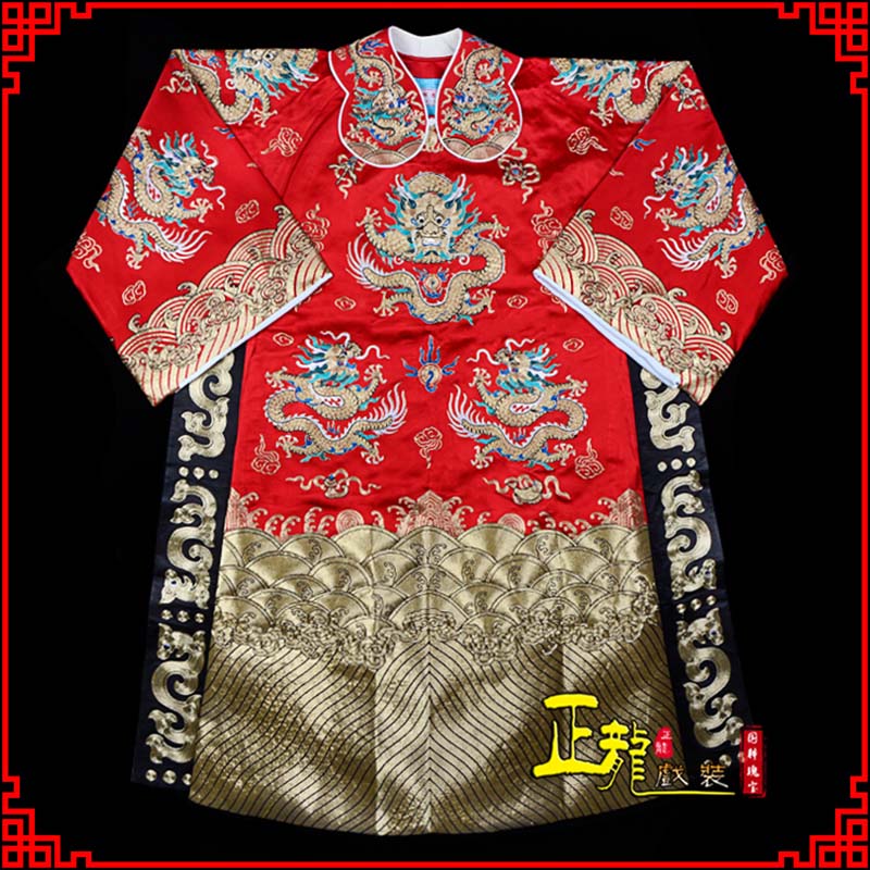 杭州皇帝蟒袍全金八宝团龙蟒